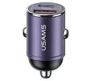 USAMS 1xUSB+1xUSB-C C38 30W PD Fast Charge Fioletowy 1xUSB+1xUSB-C C38 30W PD USAMS