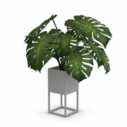 Kwietnik Metalowy REGGIE - 30x60x30cm - Metalowy stojak na kwiaty w stylu LOFT