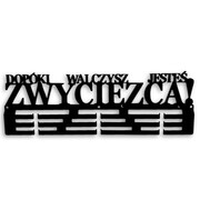 Wieszak na medale Dopóki Walczysz Jesteś Zwycięzcą [M] 36x12cm