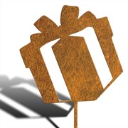 Biżuteria Ogrodowa Ozdoba Rdzawy Świąteczny Prezent [XXL] 19x98cm - Świąteczna dekoracja ogrodu