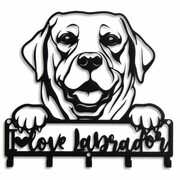 Wieszak do przedpokoju Pies Labrador Love [M] 38x37cm