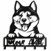 Wieszak Na Klucze Pies Akita Love [S] 21x26cm