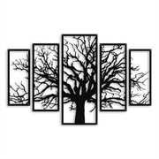 Dekor Poliptyk Stare Drzewo [3XL] 150x100cm - Metalowa dekoracja ścienna