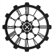 Zegar SteamPunk [XXL] 100cm - metalowy zegar ścienny