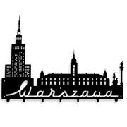 MIASTO WARSZAWA [XL] 58x42cm- Metalowy Wieszak Na Ubrania, Kurtki I Płaszcze