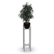 Kwietnik Metalowy Poppy - 30x80x30cm - Metalowy stojak na kwiaty w stylu LOFT