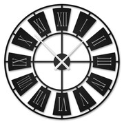 Zegar Roma [L] 70cm - metalowy zegar ścienny