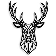 Dekor Jeleń Szlachetny [XXL] geometryczny 60x81 cm - Ozdoba Ścienna