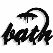 Wieszak łazienkowy BATH [S] 21x15 cm - Metalowy wieszak ścienny na małe ręczniki do łazienki