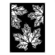Dekor Liść Klonu [XL] 50x70cm - Metalowa Dekoracja Ścienna