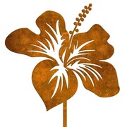 Biżuteria Ogrodowa Ozdoba Rdzawy Hibiskus [XL] 19x97cm