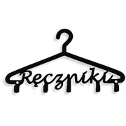 Wieszak łazienkowy RĘCZNIKI [S] 21x11cm