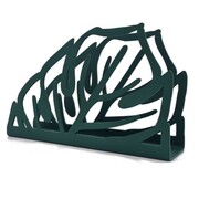 Serwetnik metalowy Monstera [XS] 16x10cm - dekoracja stołu