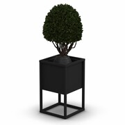 Kwietnik Metalowy Orchidea - 50x30x30cm - Metalowy stojak na kwiaty w stylu LOFT