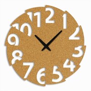 Zegar Płatki [M] 40cm - metalowy zegar ścienny