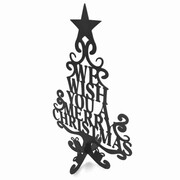 Metalowa Choinka Wish [M] 21x32cm - Świąteczny stojak na biżuterię