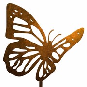 Biżuteria Ogrodowa Ozdoba Rdzawy Motyl [XL] 19x99cm