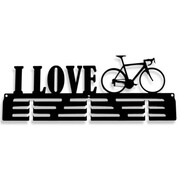 Wieszak na medale I LOVE ROWER [M] 36x14cm