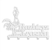 Wieszak Kuchenny Rozbierz Mnie Do Rosołu [S] 24x19cm - Metalowy organizer ścienny na ściereczki do kuchni