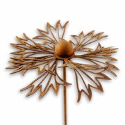 Biżuteria Ogrodowa 3D Rdzawy Bławatek [XL] 20x83cm - Ozdoba do ogrodu