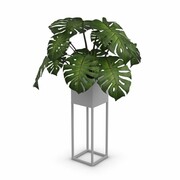 Kwietnik metalowy REGGIE - 30x100x30cm - Metalowy stojak na kwiaty w stylu LOFT