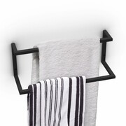 Wieszak Ścienny na Ręczniki Stanley Podwójny [L] 55x22x18cm - loft - Do Łazienki