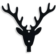 Wieszak do przedpokoju JELONEK [XS] 14x15 CM - Metalowy wieszak ścienny na ubrania, kurtki, płaszcze