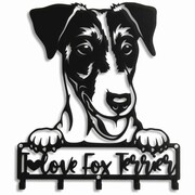 Wieszak do przedpokoju Pies Fox Terrier Love [M] 39x46cm