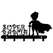 Wieszak na klucze SUPER BABCIA [S] 22x12cm