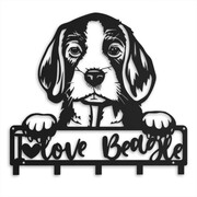Wieszak do przedpokoju Pies Beagle Love [M] 38x37cm