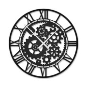 Zegar TopGear [L] 60cm - metalowy zegar ścienny