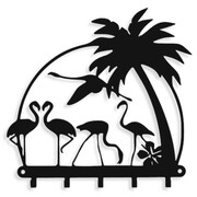 Wieszak na klucze FLAMINGI MIAMI VICE [S] 23x22 cm