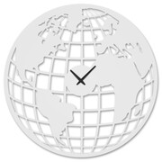 Zegar Kula Ziemska [XL] 80cm - metalowy zegar ścienny