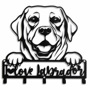 Wieszak Na Klucze Pies Labrador Love [S] 21x21cm