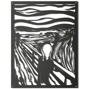 Krzyk [XL] 50x65cm Replika Obrazu - Edvard Munch - Metalowa dekoracja - Ozdoba ścienna