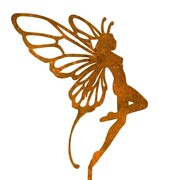 Biżuteria Ogrodowa Ozdoba Rdzawa Wróżka Adelina [XL] 16x98 cm