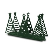 Serwetnik metalowy Choinki [XS] 16x9cm - dekoracja stołu