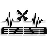 Wieszak na medale SZACHY PULS [M] 36x19cm dla szachistów