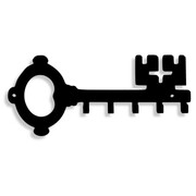 Wieszak Na Klucze Klucz [S] 20x9cm - Metalowy organizer ścienny na klucze, gadżety i akcesoria