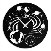 Zegar Galaktyczny [M] 40cm - metalowy zegar ścienny