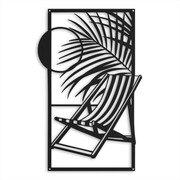 Wspomnienie Wakacji [XL] 52x80cm - Metalowa Dekoracja Ścienna