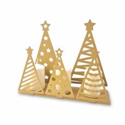 Świecznik metalowy Choinki [S] 22x17cm - na świeczki i tea lighty
