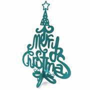 Metalowa Choinka Xmas [M] 23x32cm - Świąteczny stojak na biżuterię