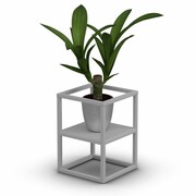 Kwietnik Metalowy New York - 30x40x30cm - Metalowy stojak na kwiaty w stylu LOFT