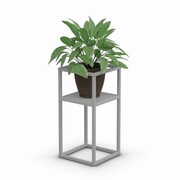 Kwietnik Metalowy New York - 30x60x30cm - Metalowy stojak na kwiaty w stylu LOFT