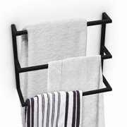 Wieszak Ścienny na Ręczniki Stanley Potrójny [L] 55x40x18cm - loft - Do Łazienki