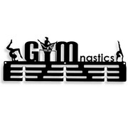 Wieszak na medale GYMNASTICS [M] 36x12 CM - Metalowy wieszak ścienny dla akrobaty