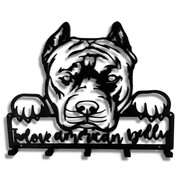 Wieszak Na Klucze Pies American Bully Love [S] 21x18cm