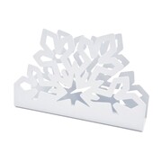 Serwetnik metalowy Śnieżynka [XS] 16x10cm - dekoracja stołu