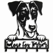 Wieszak Na Klucze Pies Fox Terrier Love [S] 21x25cm